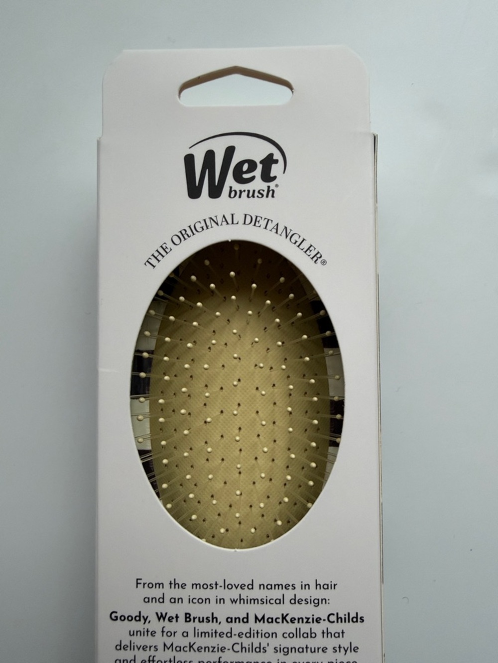 MacKenzie-Childs + Wet Brush Black & White Checkerboard Large Hair Brush - Picture 8 of 11
